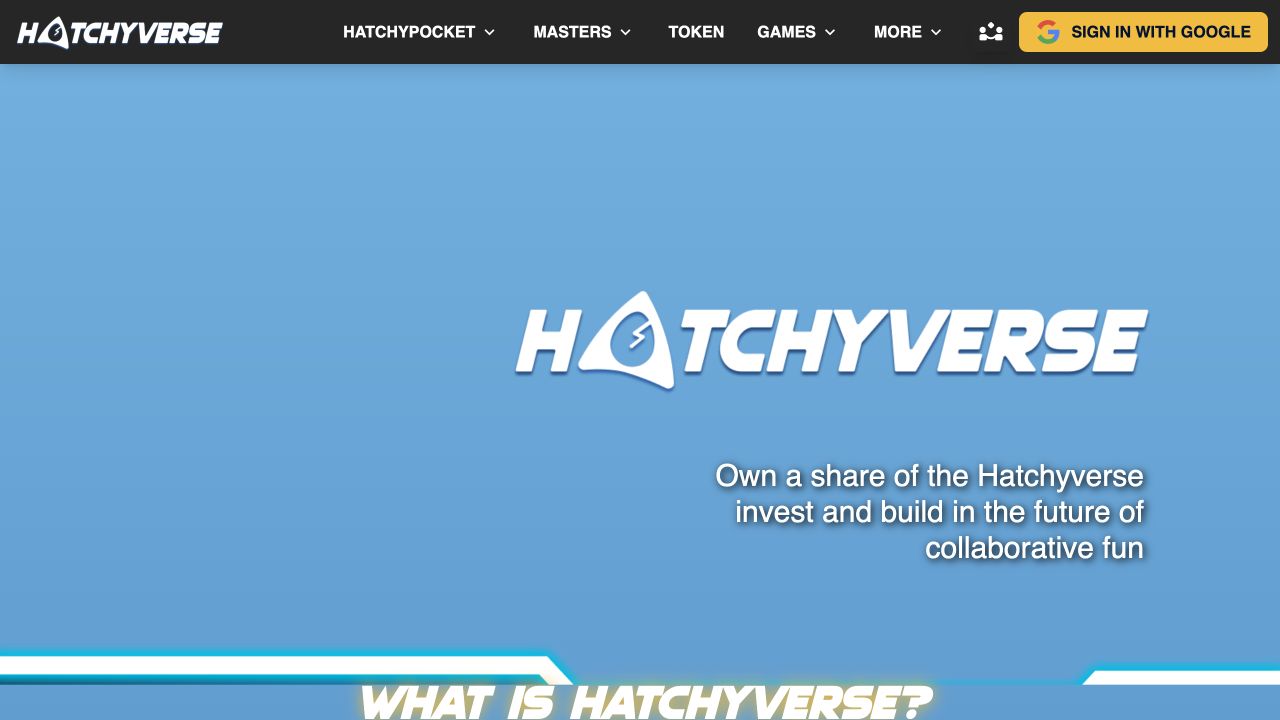 Hatchyverse Next project