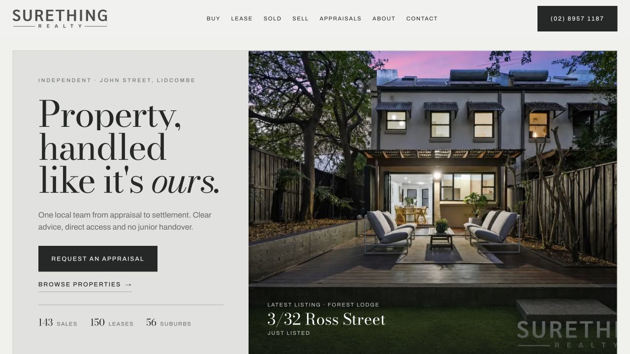 SureThing Realty project